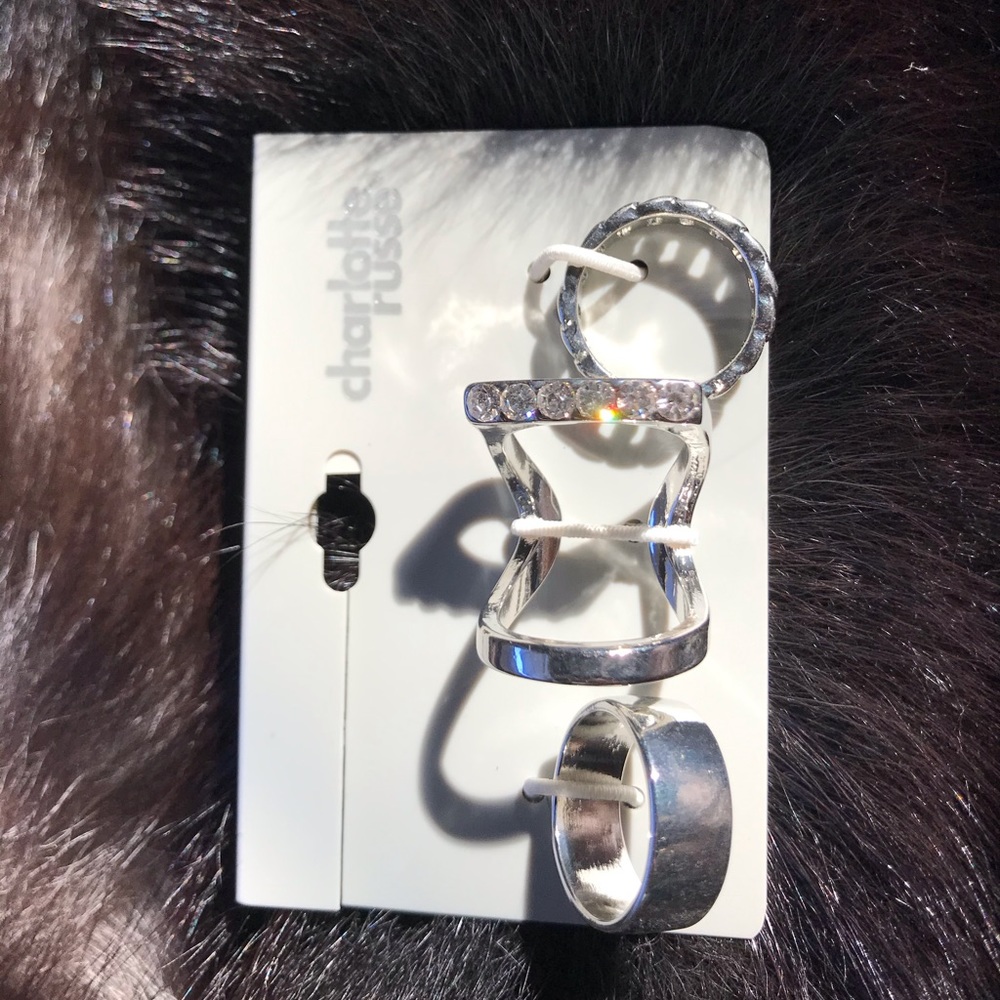 Charlotte Russe Fashion Ring Set 3pc
